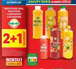 Lidl Smoothie jabłko- truskawka- banan Solevita oferta