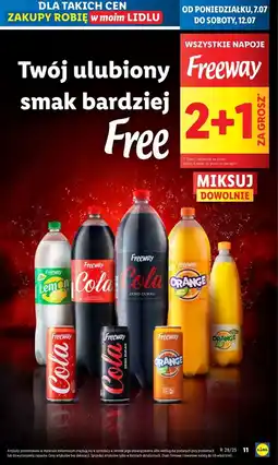 Lidl Napój pomarańczowy Freeway oferta