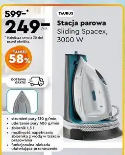 Biedronka Stacja parowa sliding spacex 3000w Taurus oferta