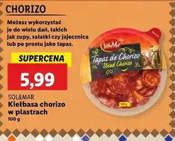 Lidl Chorizo Sol&Mar oferta