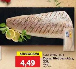 Lidl Dorsz atlantycki - filety bez skóry Targ Rybny Lidla oferta