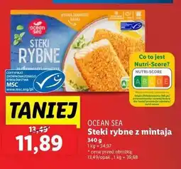 Lidl Steki rybne z mintaja Oceansea oferta