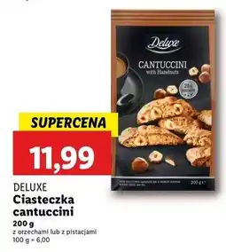 Lidl Ciastka cantuccini z pistacjami Deluxe (Schwarz) oferta