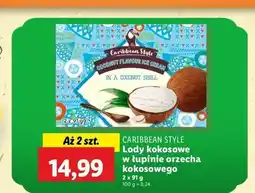 Lidl Lody kokosowe w łupinie kokosowej oferta