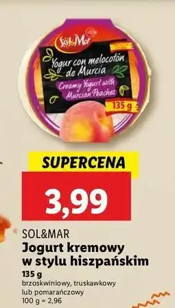 Lidl Jogurt kremowy pomarańczowy Sol&Mar oferta