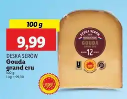 Lidl Ser gouda grand cru Deska Serów Lidla oferta