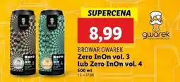 Lidl Piwo zero in on vol. 4 Gwarek oferta