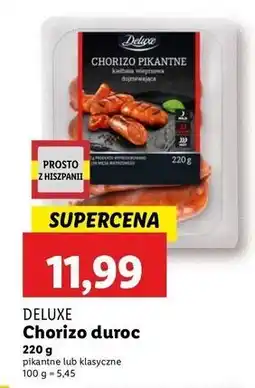 Lidl Chorizo duroc pikantne Deluxe (Schwarz) oferta