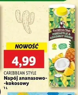 Lidl Napój ananas-kokos Caribbean Style oferta