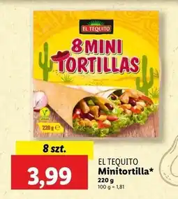 Lidl Mini tortilla El Tequito oferta
