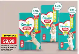 Lidl Pieluchomajtki 6 Pampers Pants oferta