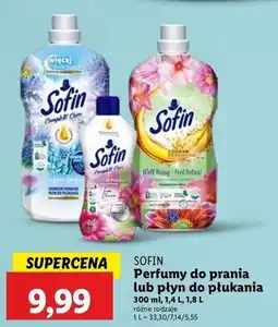 Lidl Perfumy do prania love charm Sofin Complete Care oferta