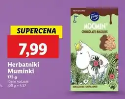 Lidl Ciasteczka muminki Fazer oferta