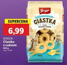 Lidl Ciastka maślane z cukrem Bergen oferta