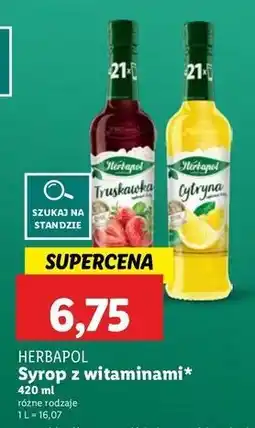Lidl Syrop cytrynowy Herbapol oferta