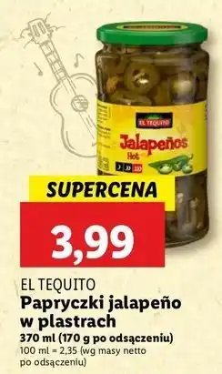 Lidl Papryczki jalapeno El Tequito oferta