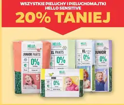 Netto Wszystkie pieluchy i pieluchomajtki hello sensitive oferta