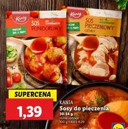 Lidl Sosy do pieczenia Kania, różne rodzaje oferta