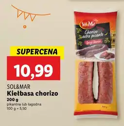 Lidl Kiełbasa chorizo Sol&Mar pikantna lub łagodna oferta