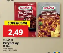 Lidl Przyprawy Kotanyi, różne rodzaje oferta