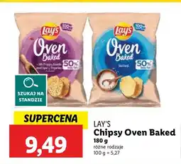 Lidl Chipsy Lay's Oven Baked, różne rodzaje oferta