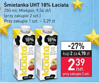 Stokrotka Śmietanka UHT 18% Łaciata 250ml oferta