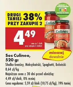 Biedronka Sos Culineo, różne rodzaje oferta