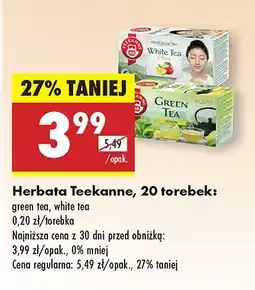 Biedronka Herbata Teekanne green tea, white tea oferta