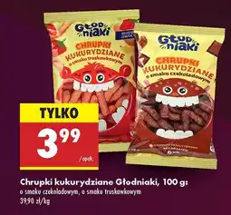 Biedronka Chrupki kukurydziane Głodniaki o smaku truskawkowym oferta