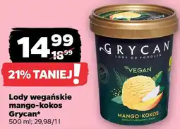 Netto Lody wegańskie mango-kokos Grycan oferta