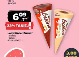 Netto Lody Kinder Bueno oferta