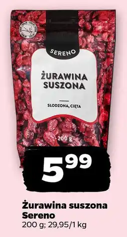 Netto Żurawina suszona Sereno oferta