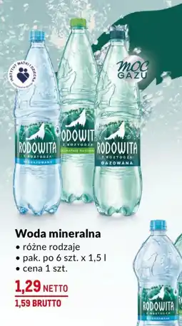 Makro Woda mineralna Rodowita oferta