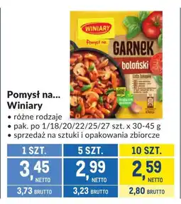 Makro Pomysł na Winiary oferta