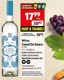 Delikatesy Centrum Wino półwytrawne Casal da Seara oferta