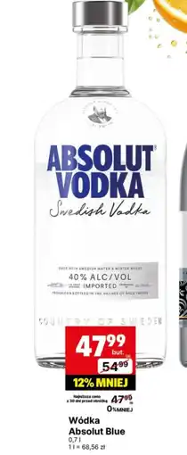 Delikatesy Centrum Wódka Absolut oferta