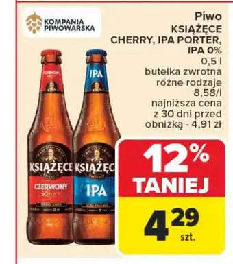 Carrefour Piwo Książęce oferta