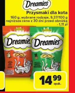Carrefour Przysmak dla kota Dreamies oferta