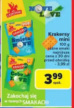 Carrefour Krakersy Lajkonik oferta