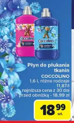Carrefour Płyn do płukania tkanin Coccolino oferta