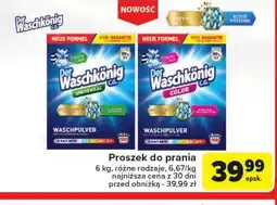 Carrefour Proszek do prania DER WASCHKÖNIG oferta