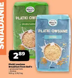 Netto Płatki owsiane Breakfast from Bell's oferta