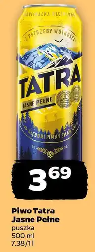 Netto Piwo Tatra Jasne Pełne oferta