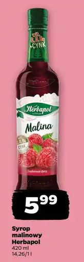 Netto Syrop malinowy Herbapol oferta