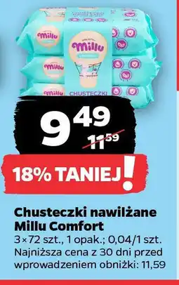 Netto Chusteczki nawilżane Millu Comfort oferta