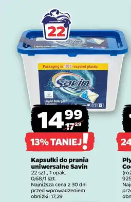Netto Kapsułki do prania uniwersalne Savin oferta
