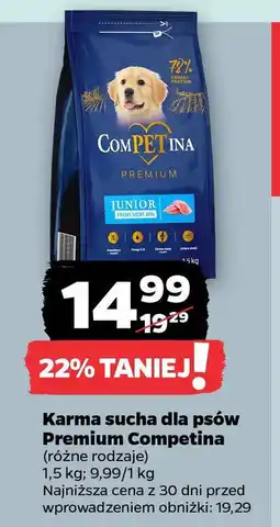 Netto Karma sucha dla psów Premium Competina oferta
