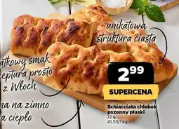 Netto Schiacciata chlebek pszenny płaski oferta