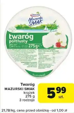 Carrefour Twaróg MAZURSKI SMAK oferta