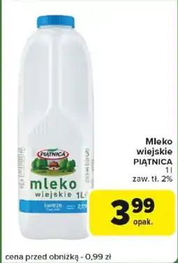 Carrefour Mleko wiejskie PIĄTNICA oferta
